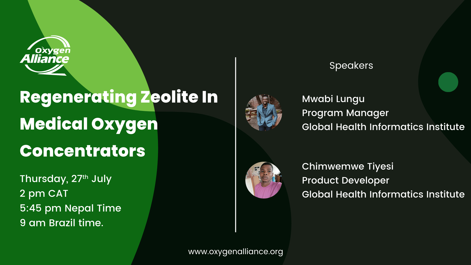Oxygen Talk: Regenerating Zeolite in Medical Oxygen Concentrators 1 Oxygen Alliance